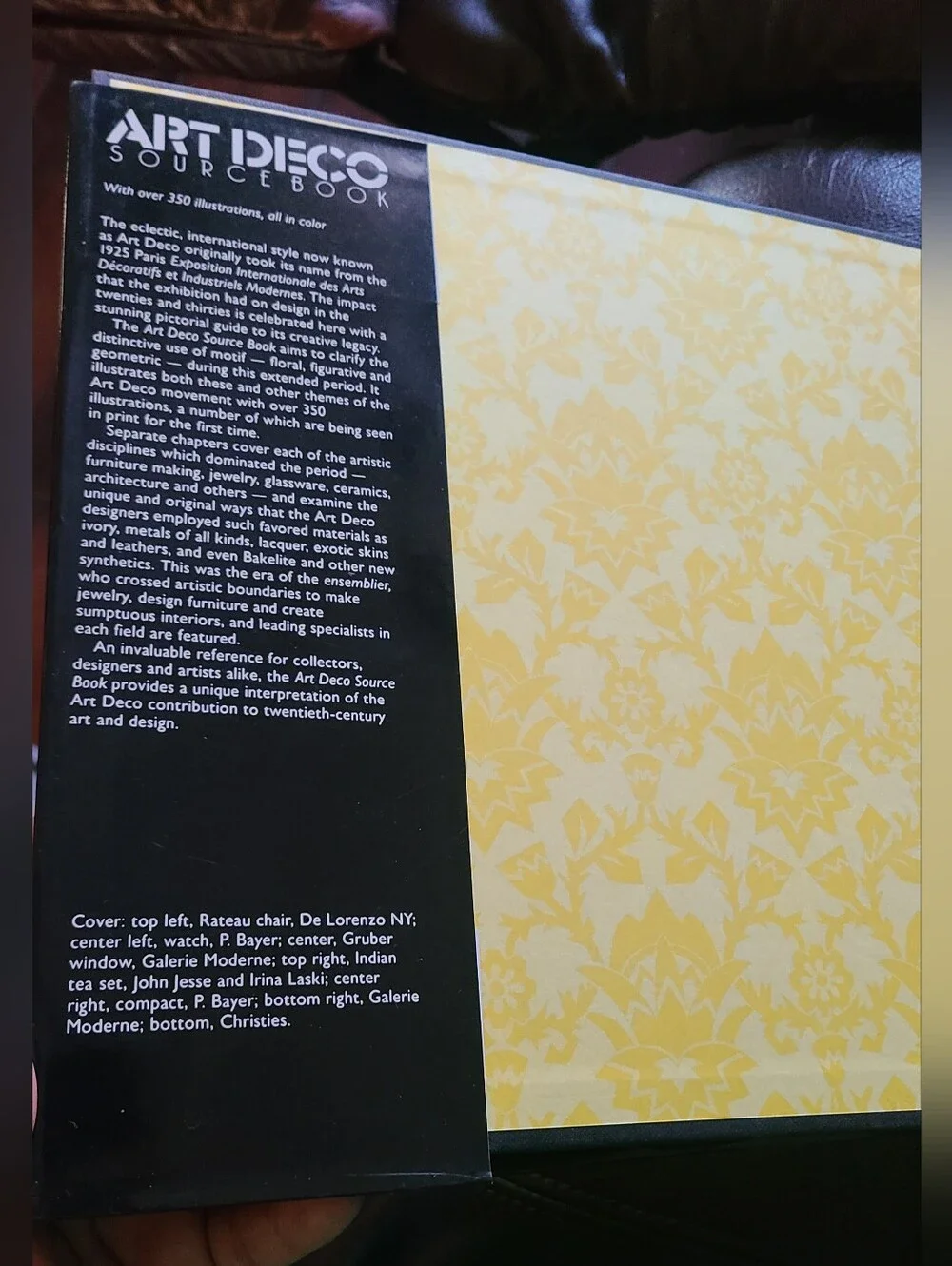 Art Deco Source Book Patricia Bayer 1988 Hardcover First Edition Dust Jacket VG